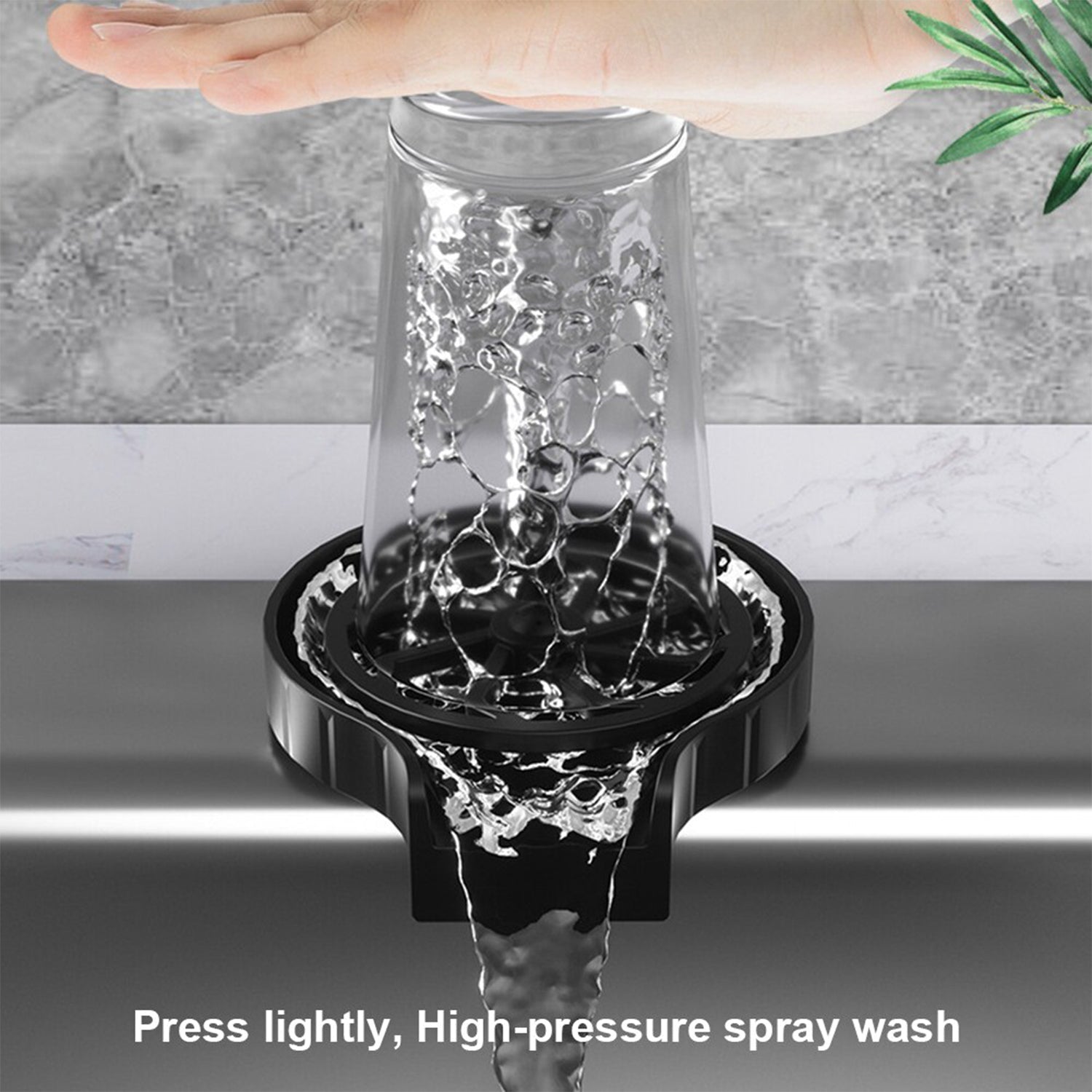 2232 Automatic Cup Washer or Glass Rinser for Kitchen Sink, Black Kitchen Sink Cleaning Spray Cup Washer, Bar Glass Washer. DeoDap 2232 Automatic Cup Washer or Glass Rinser for Kitchen Sink, Black Kitchen Sink Cleaning Spray Cup Washer, Bar Glass Washer. DeoDap
